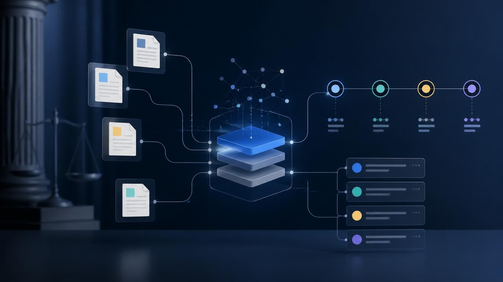 Mandexis KI-Fristenmanagement – Fristen werden automatisch erkannt, bundeslandspezifisch berechnet und auf einer Zeitachse zentral verwaltet